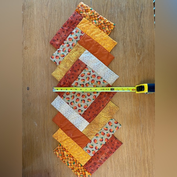 Handmade Fall Reversible Table Runner - Picture 5 of 9